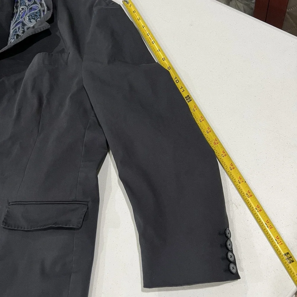 Robert Graham Men's 48 Tailored Fit Cotton Stretch Blazer Sport Coat Paisley